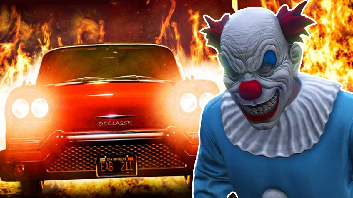 The Appearance Of The Scary Clown And The Ghost Vehicle In Gta Online Scares Many Players